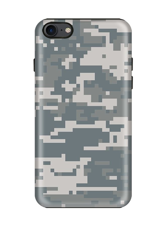 Stylizedd Dual Layer Tough Case Cover Matte Finish for iPhone 8/iPhone 7 Digital Camo  - Image 1