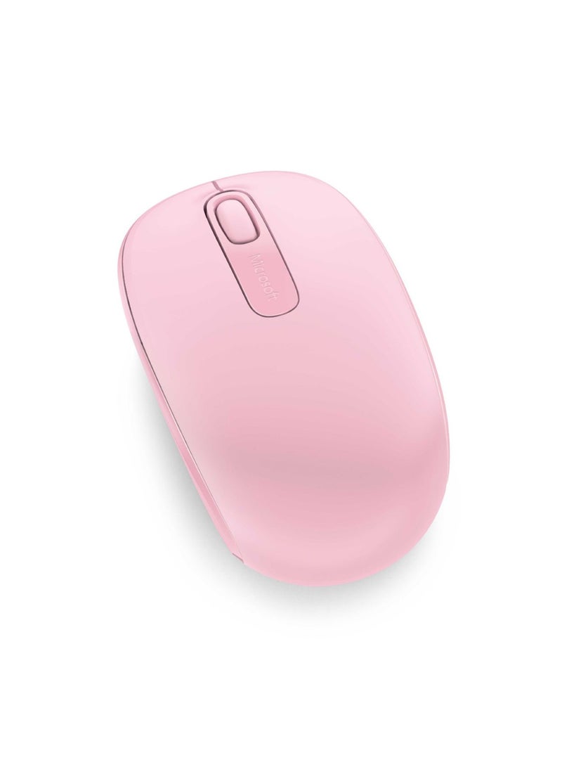 Microsoft 1850 Wireless Optical Mouse Pink - Image 1
