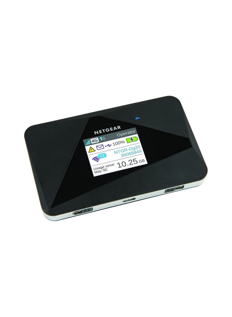 نت جير - نقطة اتصال محمولة أير كارد بتقنية 4G LTE 150 طراز 785 أسود - Image 1