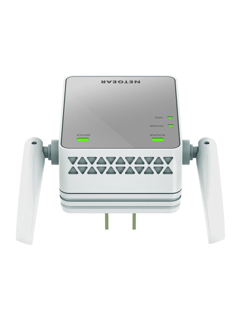 NETGEAR - EX2700 N300  300Mbps Wi-Fi Range Extender White - Image 1