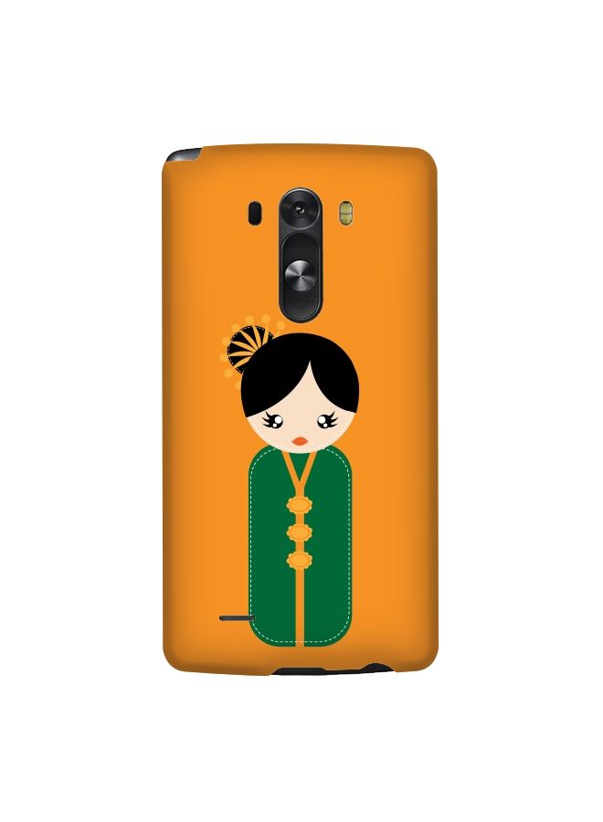 Stylizedd - Premium Slim Snap Case Cover Matte Finish for LG G3 Orange - Image 1
