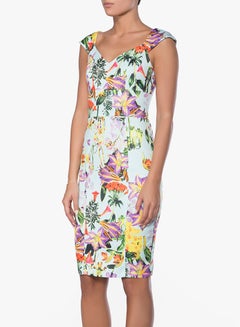 Aoifie Fitted Dress Multicolour