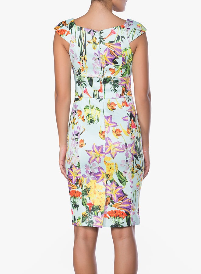 Darling - Aoifie Fitted Dress Multicolour - Image 1