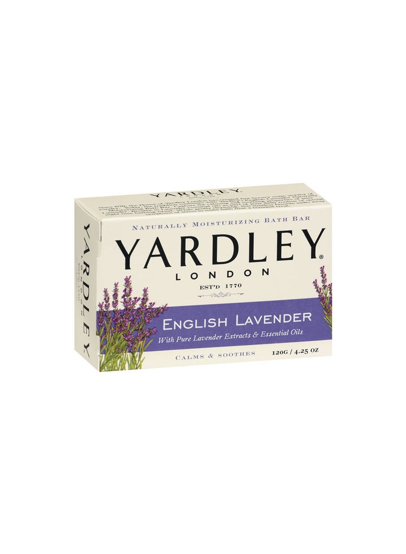 Yardley English Lavender Bar Soap White 120.48grams  - Image 2