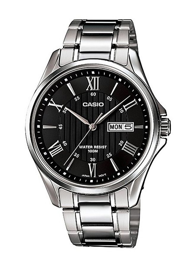 Men's Formal Analog Watch MTP1384D-1A - 42 mm - Sliver