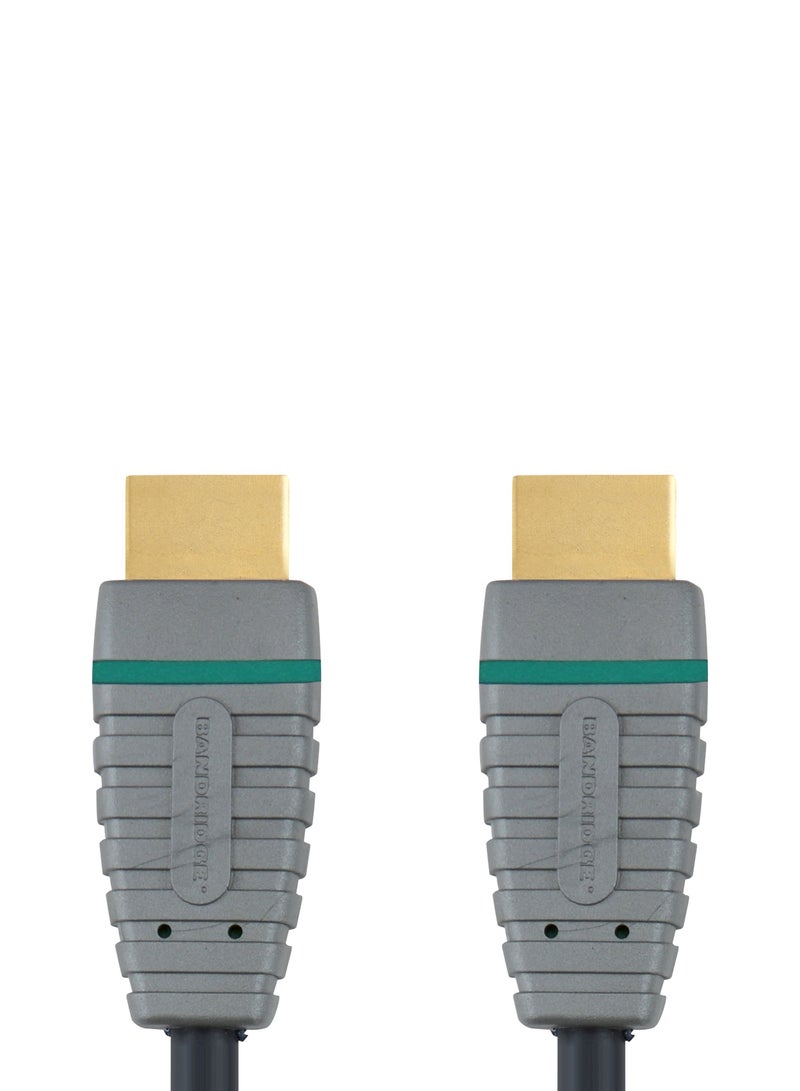 Bandridge High Speed HDMI Cable With Ethernet Blue  - Image 1