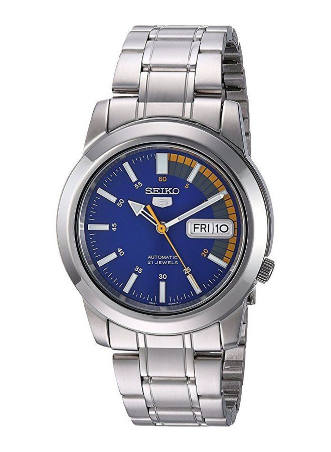 سيكو ساعة يد تناظرية بحزام من الستانلس ستيل، أوتوماتيكية / تستمد طاقتها من معصم مرتدي الساعة، من طراز SNKK27 للرجال