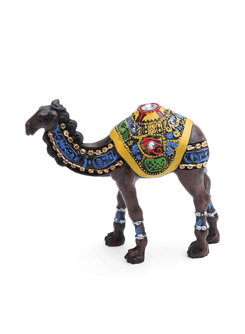 Al Jaber Standing Camel Figurine Brown - Image 1