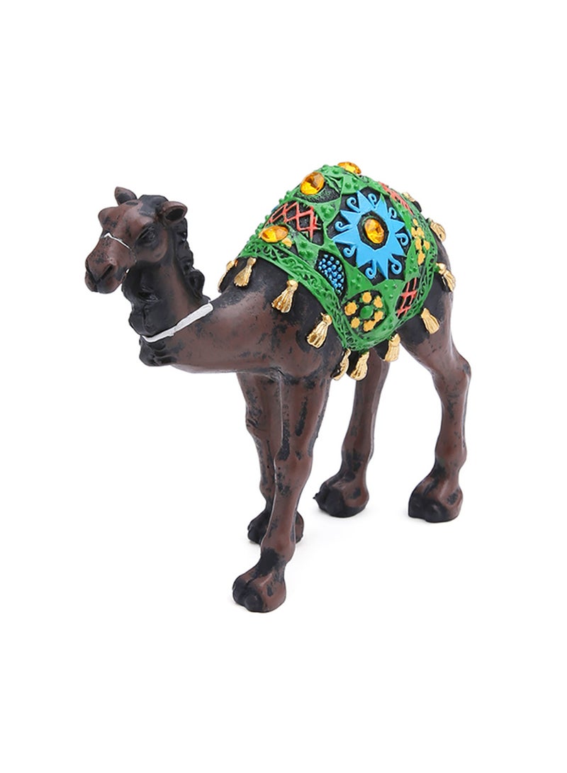 Al Jaber Standing Camel Figurine Brown - Image 2