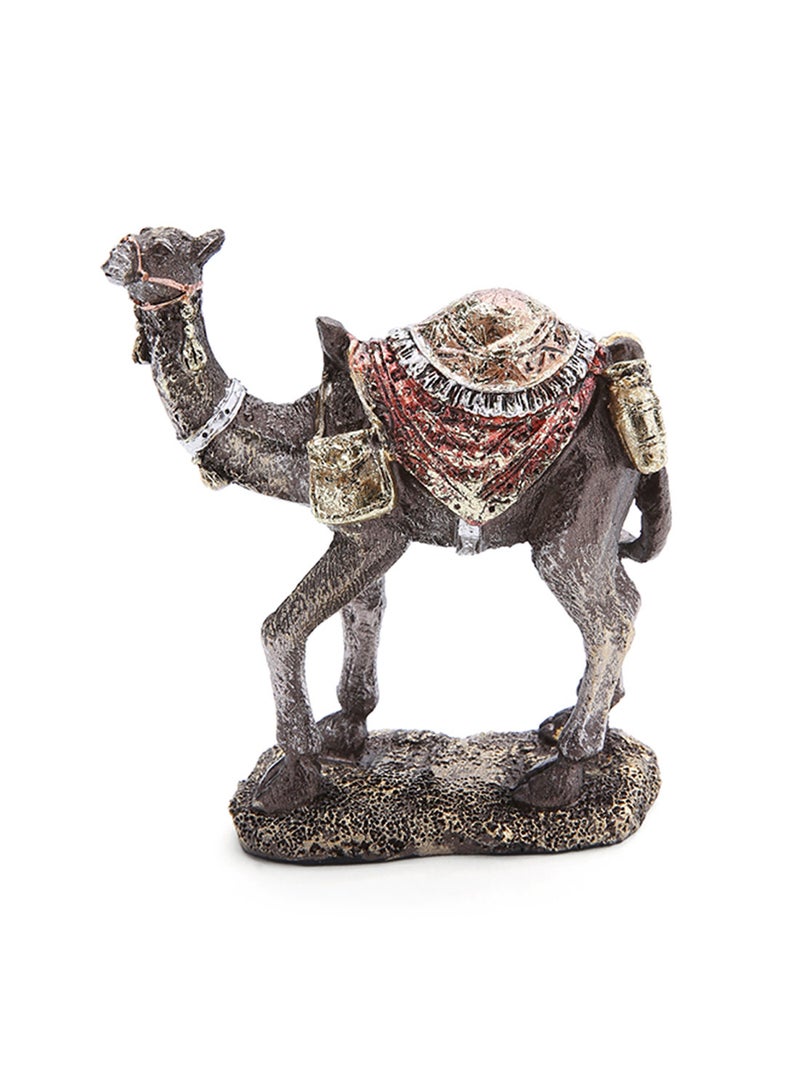 Al Jaber Standing Camel Figurine Brown - Image 1