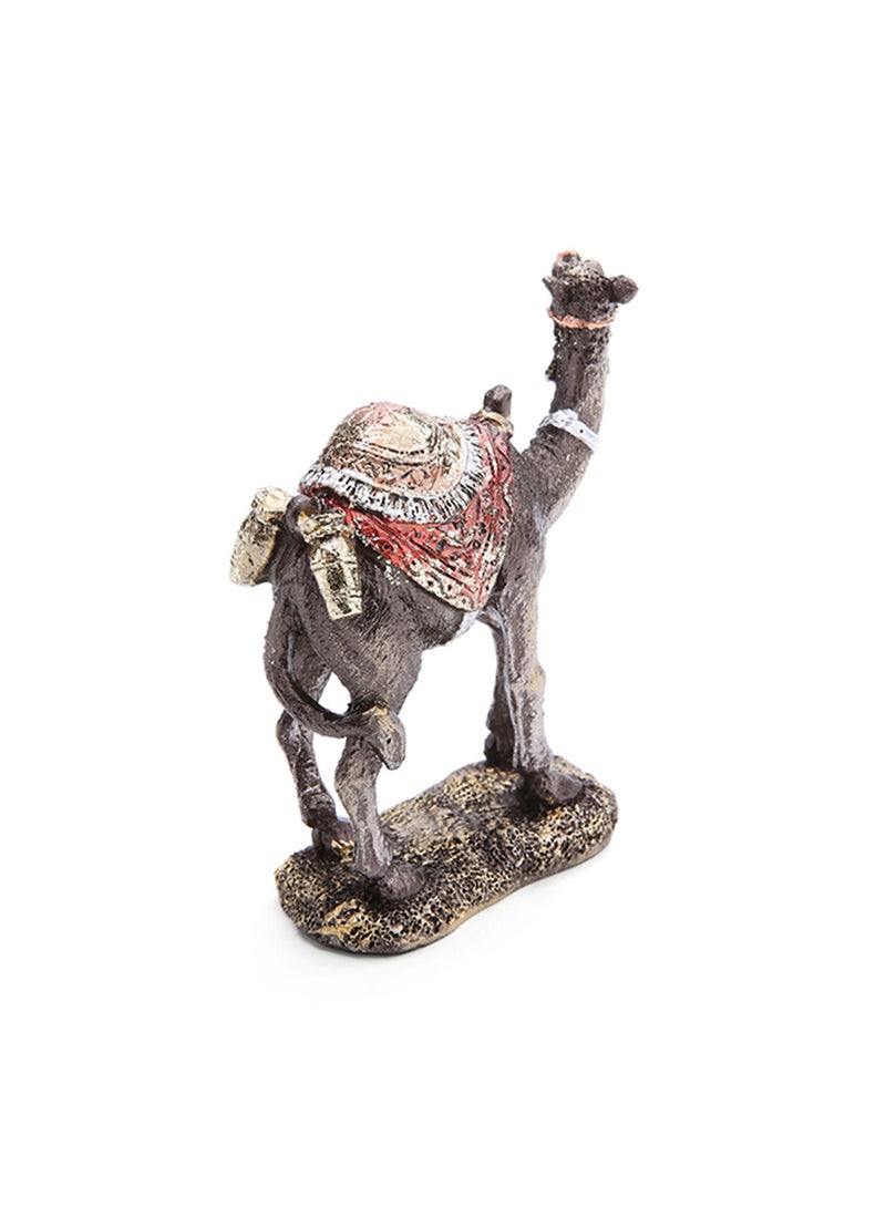 Al Jaber Standing Camel Figurine Brown - Image 3