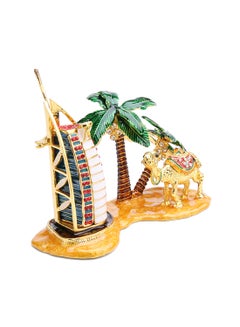 Al Jaber Gold Plated Burj Al Arab Decorative Showpiece Gold  - Image 3