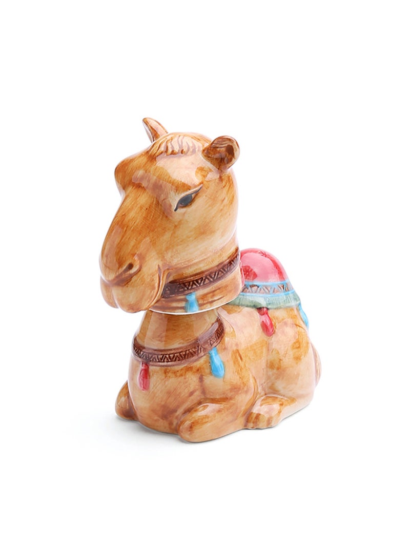 Sitting Camel Decorative Brown