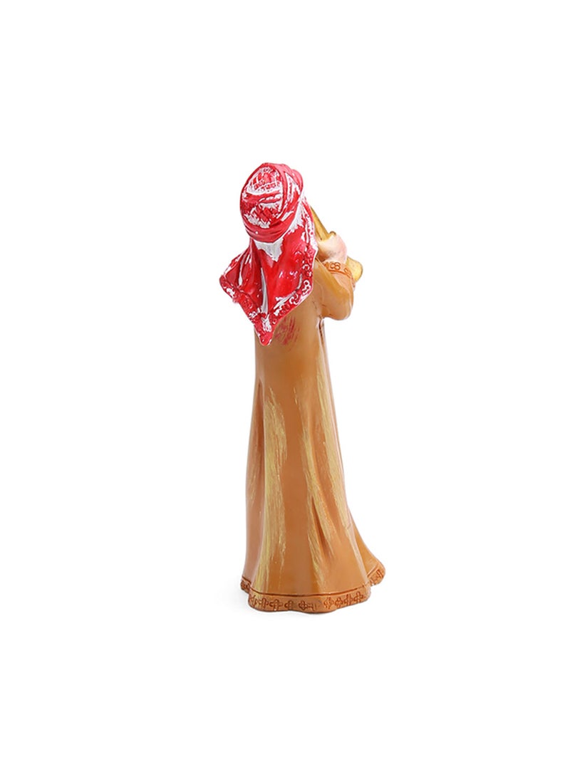 آل جابر تمثال صغير لرجل عربي وعود صغير بني  - Image 2