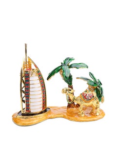Al Jaber Gold Plated Burj Al Arab Decorative Showpiece Gold  - Image 1