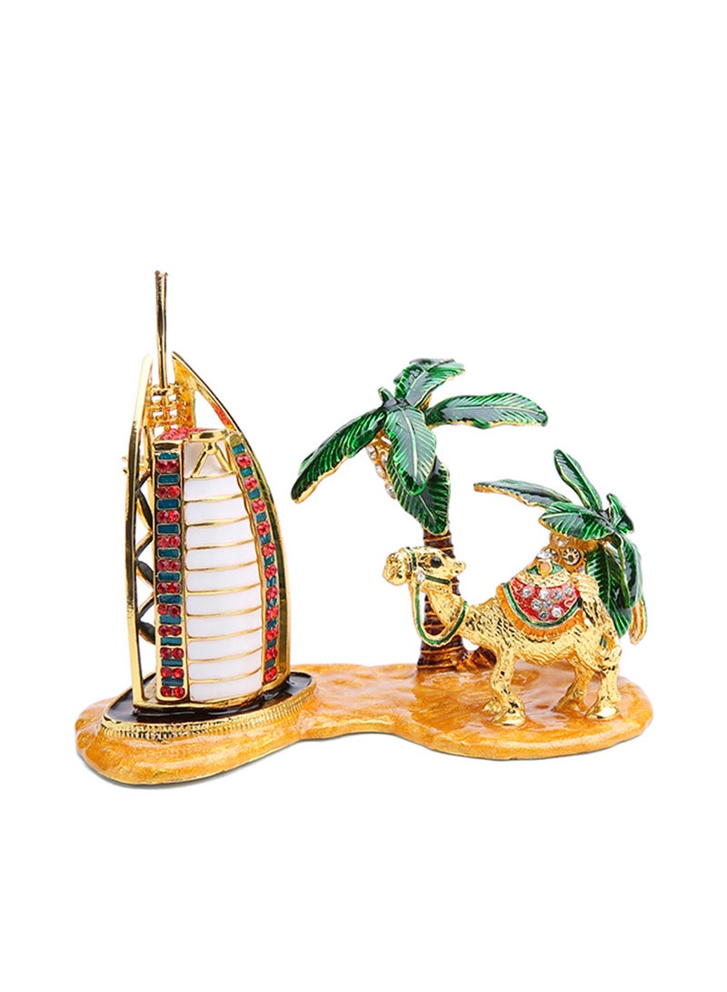 Al Jaber Gold Plated Burj Al Arab Decorative Showpiece Gold - Image 1