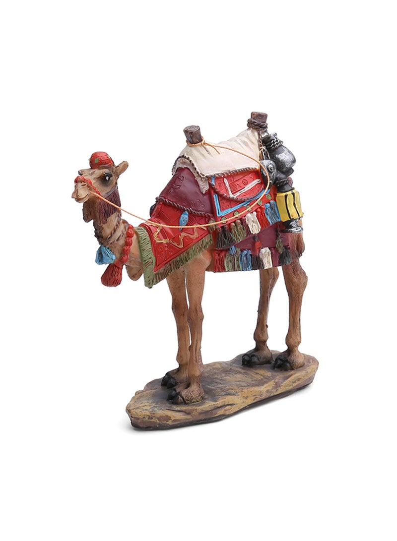 Al Jaber Standing Camel With Supplies Figurine Multicolour - Image 2