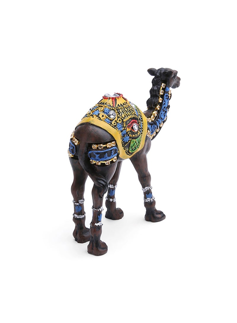Al Jaber Standing Camel Figurine Brown - Image 2