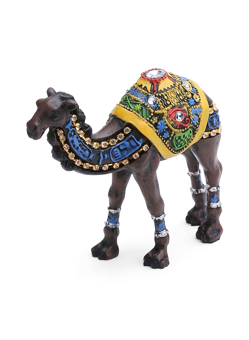 Al Jaber Standing Camel Figurine Brown - Image 3
