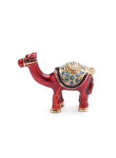 Al Jaber Camel Decorative Piece Red/Gold  - Image 1