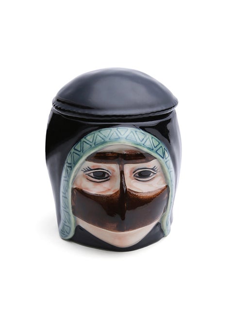 Arab Woman Candle Black