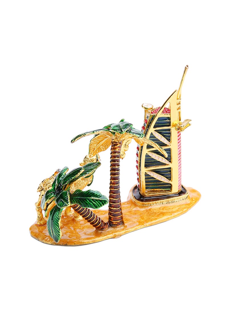 Al Jaber Gold Plated Burj Al Arab Decorative Showpiece Gold - Image 2
