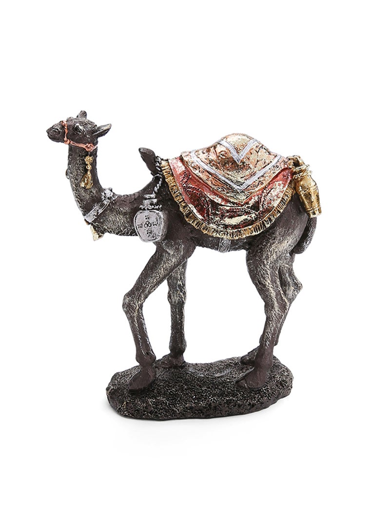 Standing Camel Figurine Brown