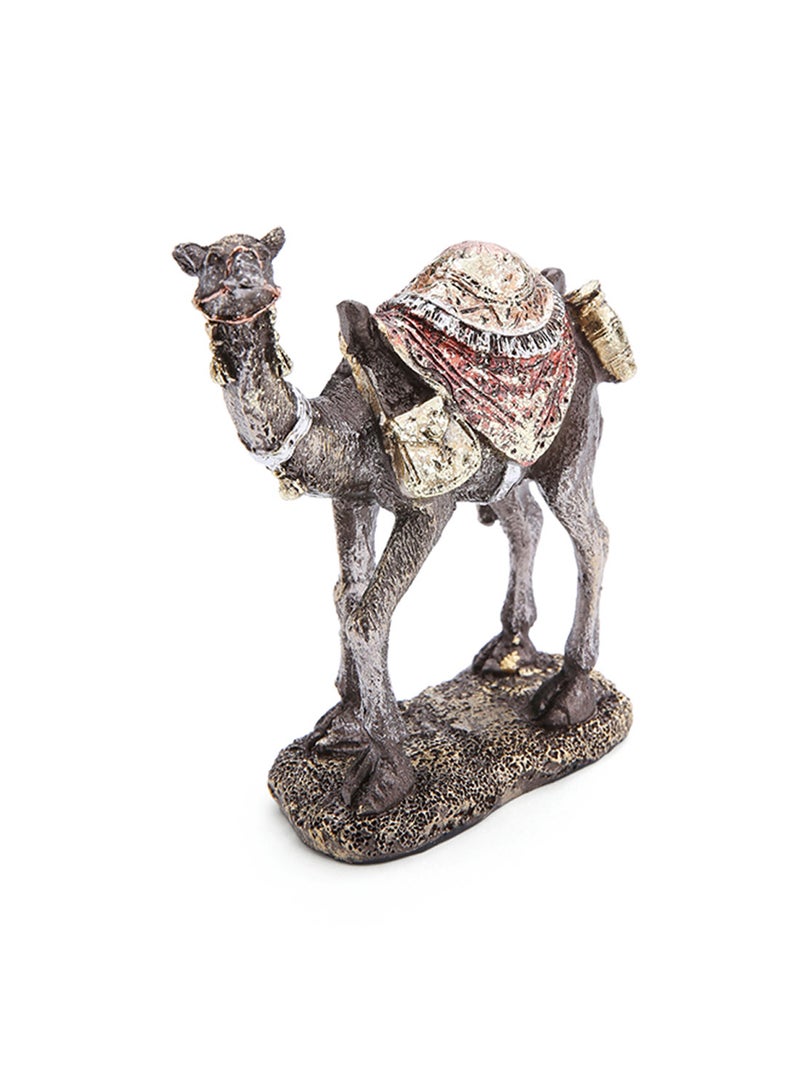 Al Jaber Standing Camel Figurine Brown - Image 2