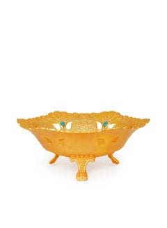 Al Jaber Gold Plated Decorative Bowl Gold 20cm  - Image 1