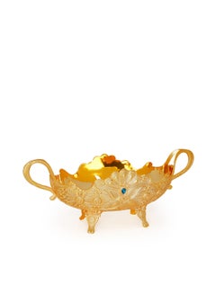 Al Jaber Gold Plated Decorative Bowl Gold  - Image 1