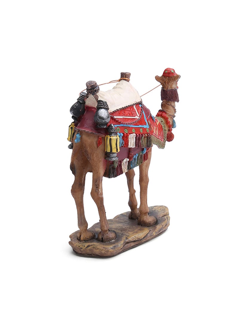 Al Jaber Standing Camel With Supplies Figurine Multicolour - Image 3