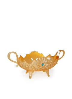 Al Jaber Gold Plated Decorative Bowl Gold  - Image 1