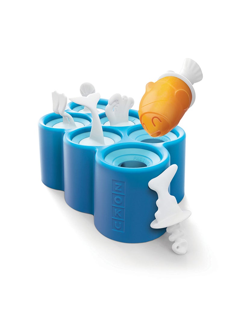 ZOKU Zoku Fish Pop Mold Blue 24x14.5x8centimeter  - Image 1