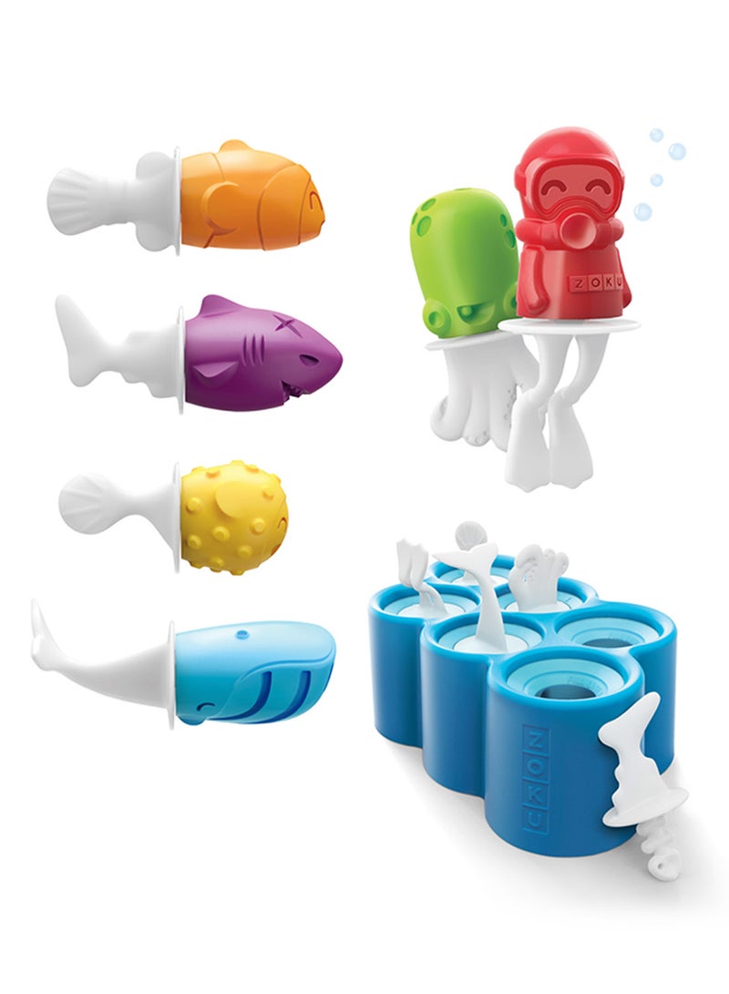 ZOKU Zoku Fish Pop Mold Blue 24x14.5x8centimeter  - Image 2