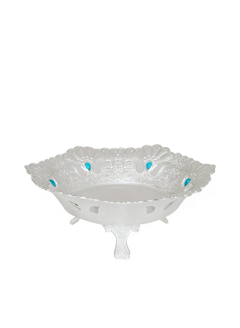Al Jaber Silver Plated Bowl Silver 20cm  - Image 2