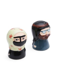 Al Jaber Arab Man And Lady Salt and Pepper Shaker Multicolour  - Image 2