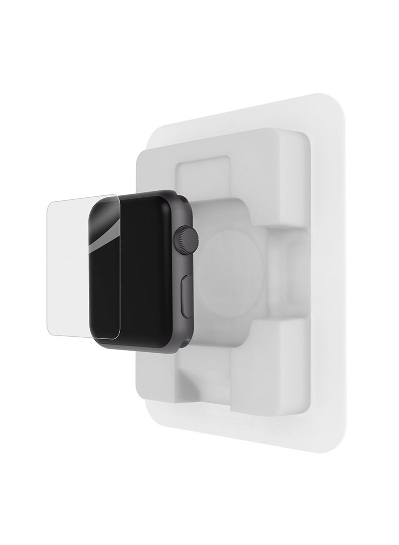 belkin ScreenForce Invisible Glass Advanced Screen Protection 42mm   Crystal Clear Shield For Apple Watch Series 3    (Pack of 1) Clear  - Image 3