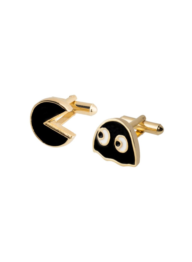 Shining Jewel Pac Man Design Elegant Cufflinks  - Image 2