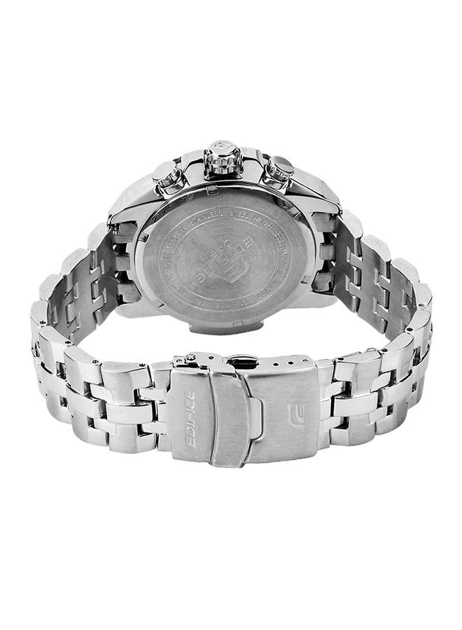 CASIO Men's Edifice Tachymeter Chronograph Watch EF558D-1A - 49 mm - Silver  - Image 2