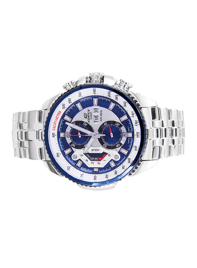 CASIO - Men's Edifice Stainless Steel Analog Watch EF-558D-2AV - 49 mm - Silver - Image 1