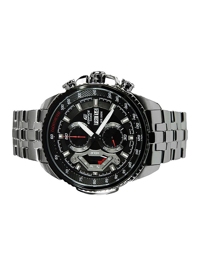 CASIO Men's Edifice Tachymeter Chronograph Watch EF558D-1A - 49 mm - Silver  - Image 3