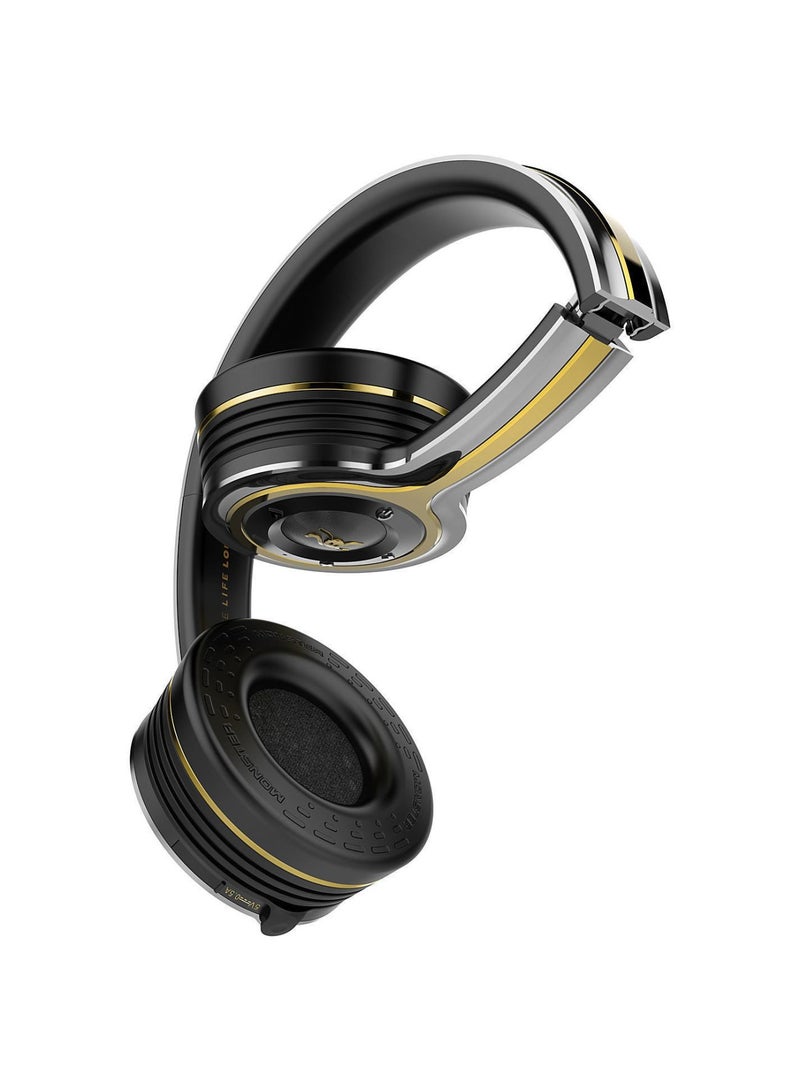 Monster - ROC Sport Freedom Wireless On-Ear Headphones Black Platinum - Image 1