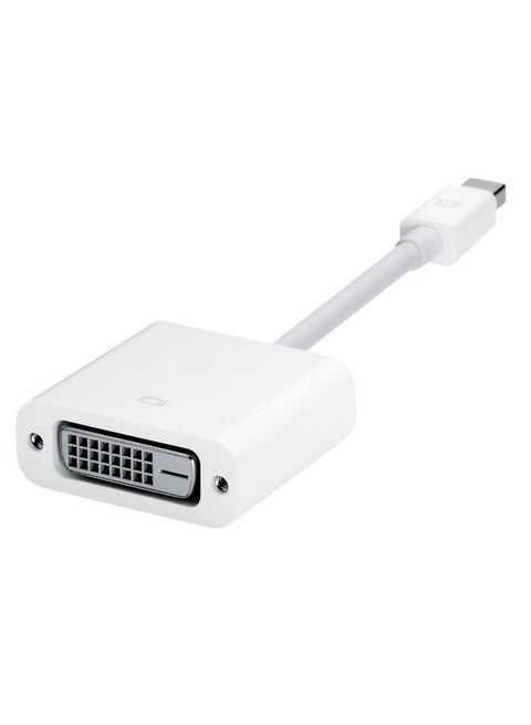 Mini Display Port To DVI Adapter White