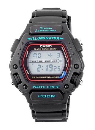 Men's LED Quartz Digital Watch DW-290-1VHDF - 45 mm - Black - v1504004207/N11942941A_1