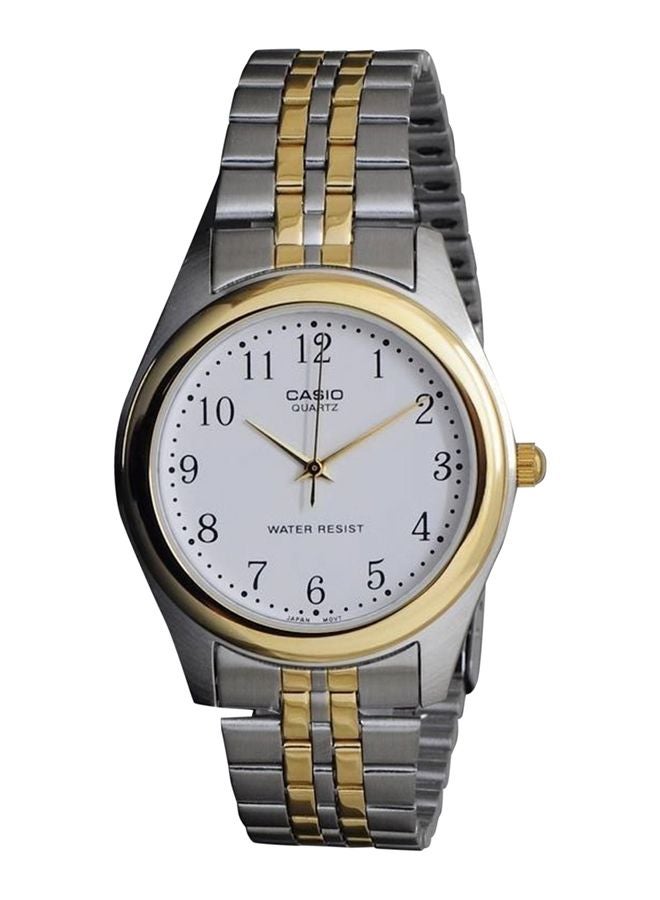 CASIO Women's Stainless Steel Analog Wrist Watch LTP-1129G-7BRDF - 30 mm - Silver/Gold - Image 1