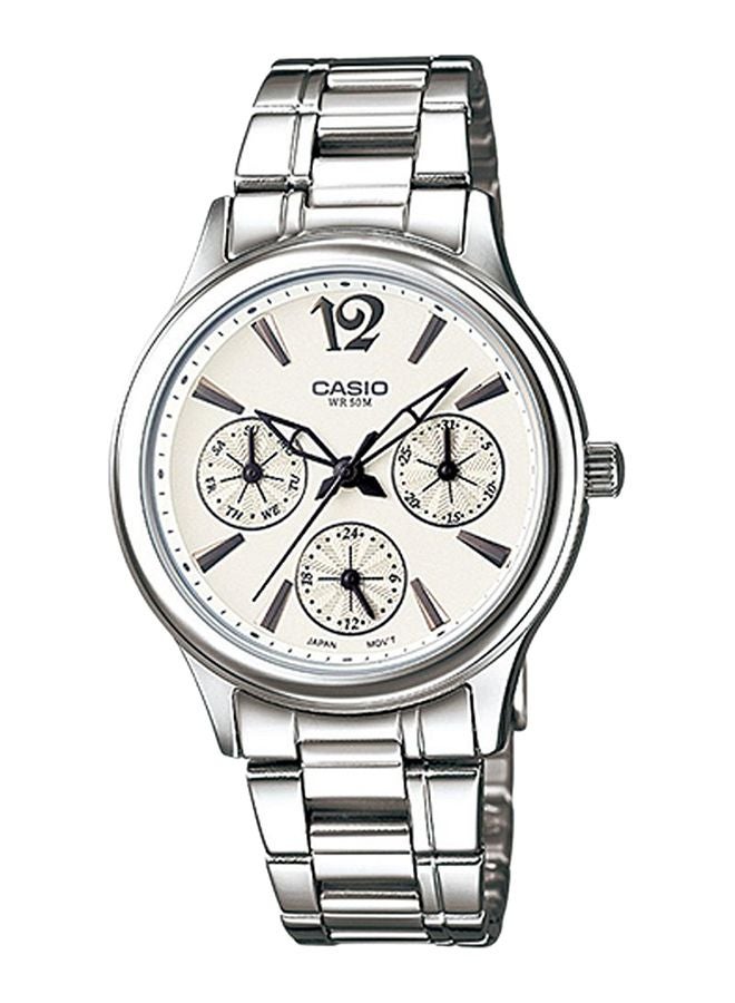 كاسيو ساعة يد كوارتز إنتايسر بعقارب طراز LTP-2085D-7AVDF للنساء - Image 1