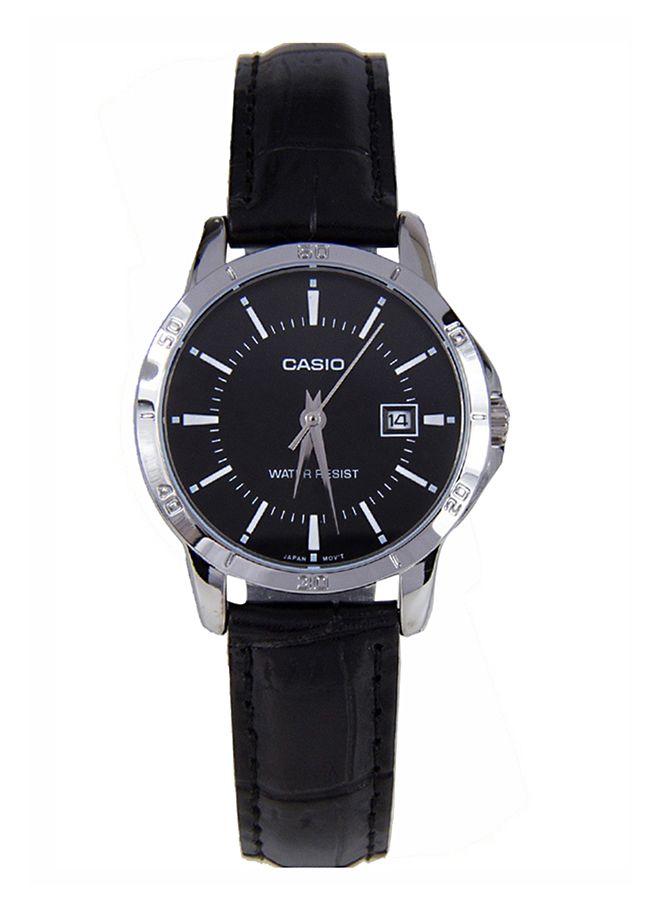 CASIO Leather Analog Watch Set MTP/LTP-V004L-1A  - Image 3