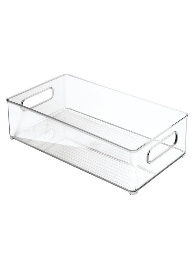 InterDesign Linus Bath BinzDeep Bin Clear 8 X 14.5 X 4inch  - Image 1