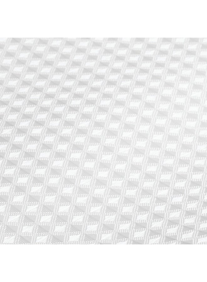 InterDesign Carlton Shower Curtain White  - Image 3