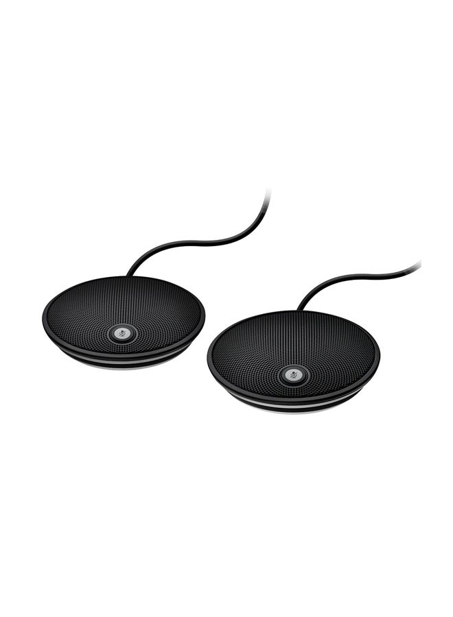 Logitech Group Expansion Microphones - Business Series Black  - Image 1